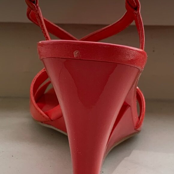 Franco Sarto Red Patent Dress Sandal - Picture 4 of 6